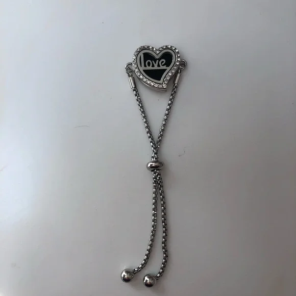 OPTIONS Antique Silver Stone Aromatherapy Pendant Essential Oil Diffuse Jewelry - Picture 7 of 9